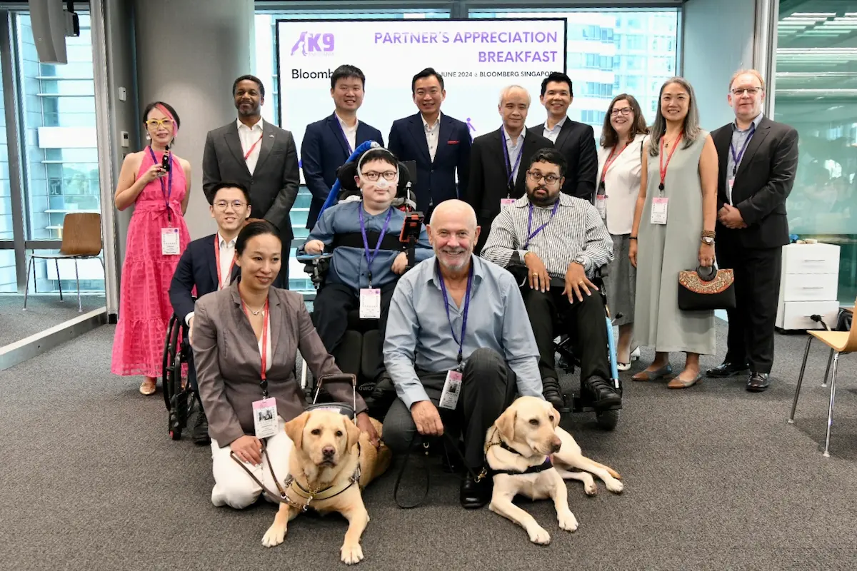 Debut of Singapore's first ambassador Assistance Dog at K9Assistance’s inaugural Partners Appreciation Breakfast